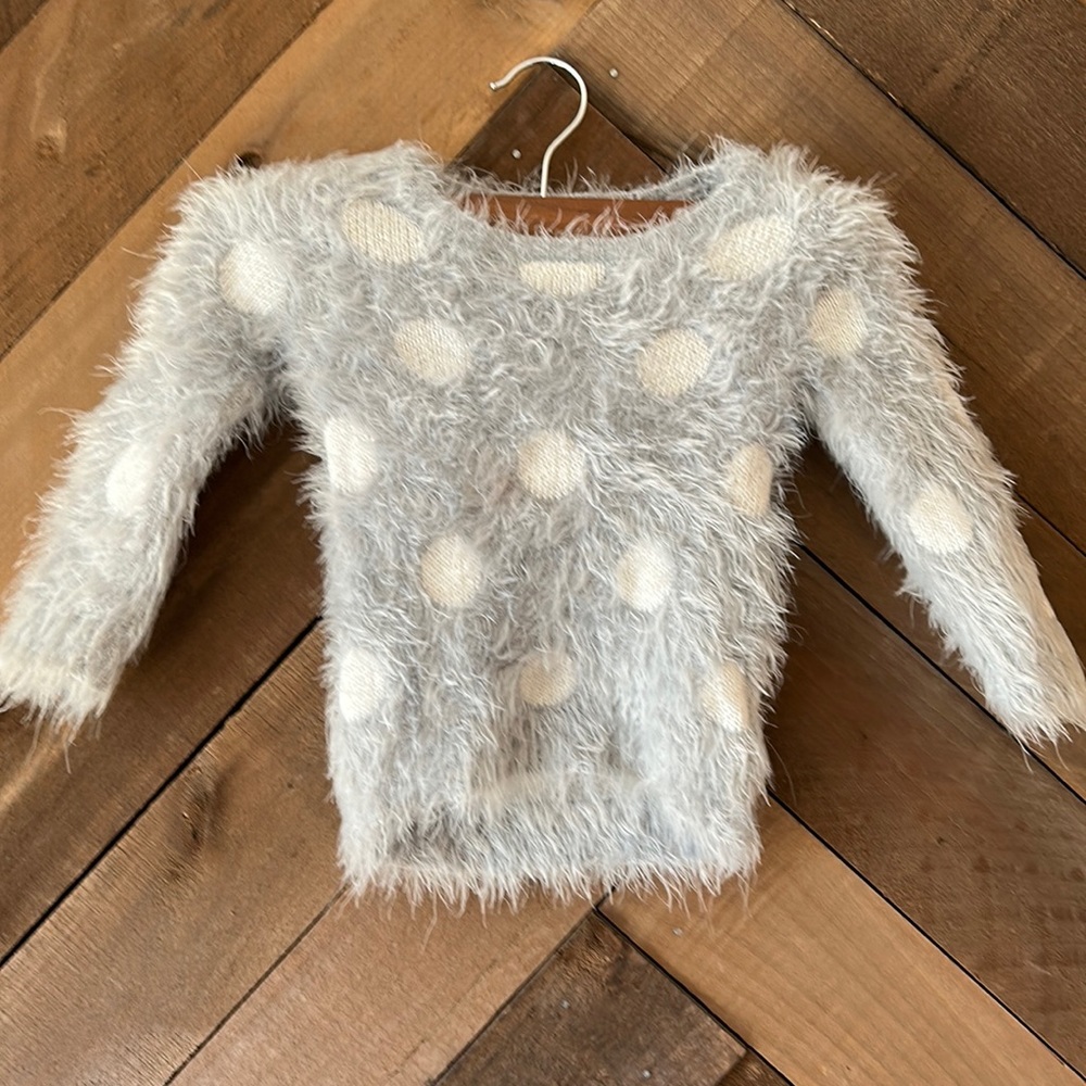 Super Soft Fury Polkadot Sweater